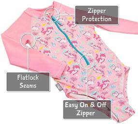 img 2 attached to 👶 JAN &amp; JUL Long Sleeve Swim-Suits for Baby &amp; Toddlers with UPF 50+ Protection