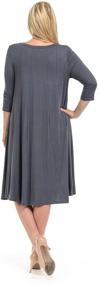 img 1 attached to Pastel Vivienne Womens Trapeze XXX Large Women's Clothing in Dresses