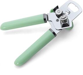 img 2 attached to Farberware Pro Can Opener with Bottle Opener, Pistachio - Efficient and Versatile Kitchen Tool in One Size!