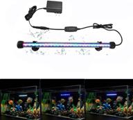 docean submersible led aquarium lights: timer controlled, 3 light modes, color changing - enhancing fish tanks! logo