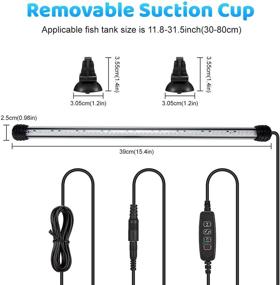 img 1 attached to DOCEAN Submersible LED Aquarium Lights: Timer Controlled, 3 Light Modes, Color Changing - Enhancing Fish Tanks!