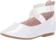 nina girls marissa flat platino girls' shoes in flats logo