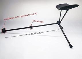 img 2 attached to MGXQDZ Lightweight Folding Adjustable Footrest Outdoor Recreation and Camping & Hiking