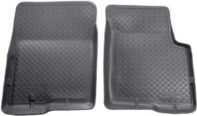 img 4 attached to Husky Liners 33652: Premium Grey Front Floor Mats for 2004-2008 Ford F-150 SuperCrew/SuperCab/Standard Cab & 2006-2008 Lincoln Mark LT Classic Style