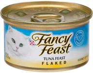 🐟 flaked tuna gourmet cat food by fancy feast логотип