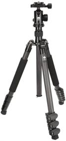 img 4 attached to 📷 High-performance Sirui SUET1204 Carbon Fiber Tripod Kit: E-10 Ball Head & Case, Gray