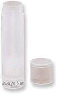 empty balm tubes clear transparent logo