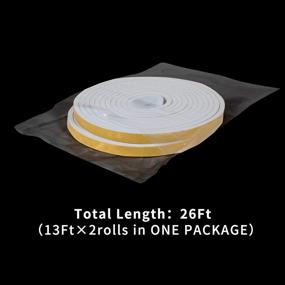 img 1 attached to 🔒 Fowong White Foam Tape Adhesive - Strong Bonding and Versatile Usage