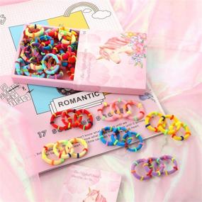 img 2 attached to Colorful Seamless Ponytail Stretchable Accessories