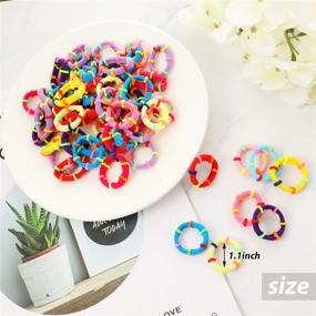 img 3 attached to Colorful Seamless Ponytail Stretchable Accessories