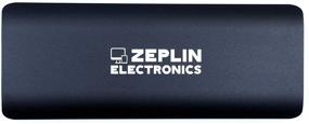 img 4 attached to 💾 ZEPLIN ELECTRONICS 512GB Portable SSD with USB Type-C and USB-A, Speeds Up to 550MB/s