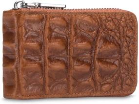 img 1 attached to 👜 Stylish Embossed Credit Zipper Leather Women's Handbags & Wallets: Fashionable and Durable Wallets