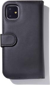 img 1 attached to Bondir Black Case For IPhone 11 Pro Max (2 In 1) Magnetic Detachable Leather Wallet Case For Apple IPhone Xs Max