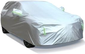 img 4 attached to 🚗 BEXITA Car Cover SUV: Ultimate All-Weather Protection for SUVs - Waterproof, Outdoor & Indoor, Rain, Snow, Hail, Sun, UV Protection - Universal Fit up to 191"" Length