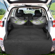 🐶 honest cargo liner - waterproof suv dog cargo cover with mesh window, non-slip bumper flap protector, large size universal fit - ideal for suvs, sedans, and vans logo