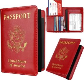 img 2 attached to 🧳 Vaccine Holder Passport Wallet - Essential Travel Accessories for Passport Wallets