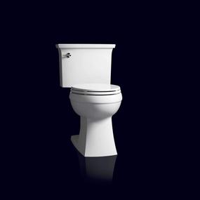 img 3 attached to Kohler Brevia 20111 White Toilet