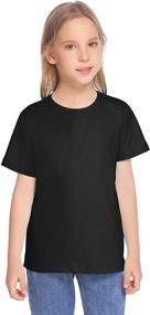 img 3 attached to 👚 Greatly Long Sleeve T-Shirts for Girls: Casual Crewneck Clothing, Tops, Tees, and Blouses