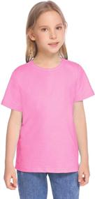 img 1 attached to 👚 Greatly Long Sleeve T-Shirts for Girls: Casual Crewneck Clothing, Tops, Tees, and Blouses