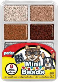 img 1 attached to 🧑 8000-Piece Perler Beads Mini Tray: Neutral Colors for Kids Crafts