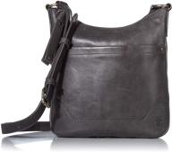 cognac frye melissa swing crossbody - women's handbags, wallets, and crossbody bags logo
