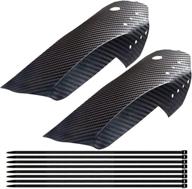 🚲 adjustable carbon fiber mountain bike fender mud guard set - xinbous front and rear mtb fender compatible with 20/24/26/27.5/29 inch bicycles - mountain bike mud guards logo