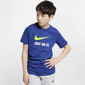 img 1 attached to 🏻 Стильная и мотивационная: Sportswear 'Just Do It' - футболка Nike для мальчика