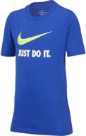 🏻 стильная и мотивационная: sportswear 'just do it' - футболка nike для мальчика логотип