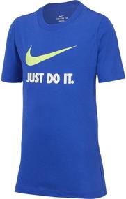 img 4 attached to 🏻 Стильная и мотивационная: Sportswear 'Just Do It' - футболка Nike для мальчика