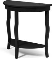 kate laurel lillian console curved furniture and entryway furniture logo