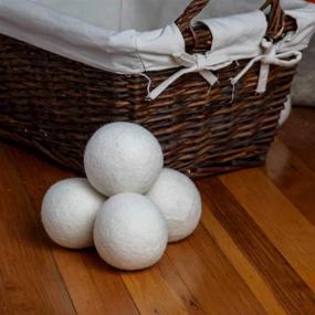 img 1 attached to 🐑 Tru Earth XL Premium Reusable Natural Fabric Softener - Wool Dryer Balls 4-Pack (4)