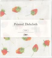 🍓 nawrap printed dishcloth with strawberries логотип