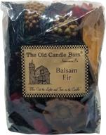 🌲 balsam fir potpourri - 4 cup bag from old candle barn: ideal winter & christmas decor or bowl filler - highly fragrant логотип