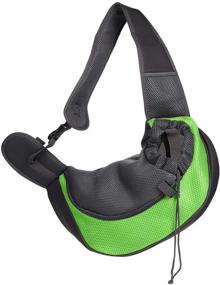 img 4 attached to 🐾 Convenient and Comfortable Portable Pet Sling Carrier Bag - Ideal for Small Dogs and Cats