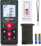 📏 mileseey laser measure 131ft: digital measurement tool with horizontal bubble level and multiple units conversion for realtors and homeowners logo