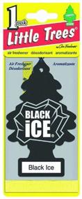 img 1 attached to 🚗 Enhance Your Car's Scent with Little-Trees Black Ice Air Freshener - 6 Pack