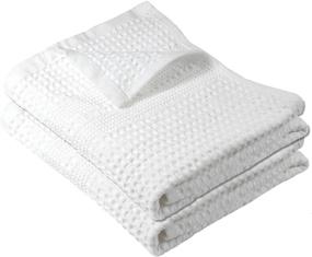 img 4 attached to 🧺 Premium Waffle Weave Hand Towel 2 Pc Set: 100% Natural Cotton, Highly Absorbent & Quick Drying, Lint Free, Extra Soft Feel, Thin Cloth - White