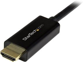 img 1 attached to 🎥 High-Definition Video Signal - StarTech.com 6ft (2m) DisplayPort to HDMI Cable - 4K 30Hz - DP 1.2 to HDMI Adapter Cable - Latching DP Connector - Passive DP to HDMI Cord