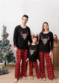 img 3 attached to 🦌 Festive Reindeer-themed Loungewear Sleepwear: Men's Holiday Clothing Collection