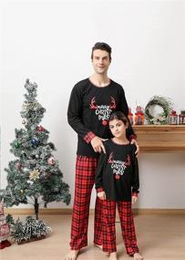 img 2 attached to 🦌 Festive Reindeer-themed Loungewear Sleepwear: Men's Holiday Clothing Collection