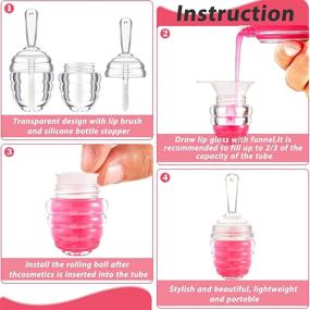 img 2 attached to Plastic Container Refillable Funnels Cosmetics