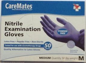 img 1 attached to CareMates Nitrile Examination Gloves Gloves