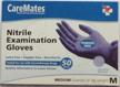 caremates nitrile examination gloves gloves logo