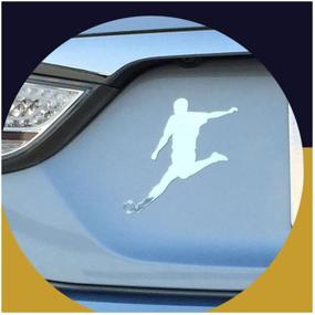 img 3 attached to ChromeVillage Magnetic Car Decal Soccer