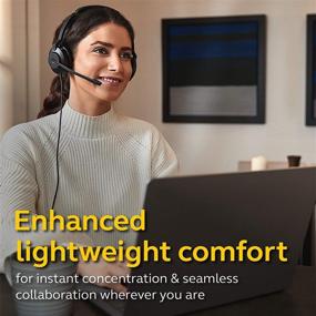 img 3 attached to 🎧 Jabra Evolve2 30 MS Wired Headset - Lightweight, Portable Telephone Headset with Superior Audio and Comfort