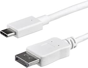 img 2 attached to High-Performance StarTech Com USB DisplayPort Cable in White - Flawless Connectivity for Ultra-HD Displays
