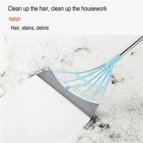 img 2 attached to Versatile Telescopic Magic Broom for Effortless Liquid and Hair Cleaning in Kitchen, Bathroom, and Toilet