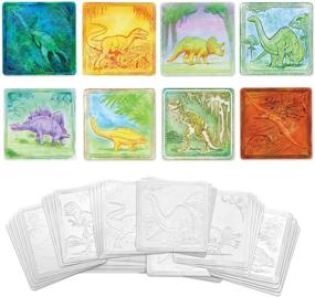 img 2 attached to Creativity Street Dinosaurs Embossed 24 Pieces