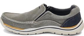 img 2 attached to 👞 Skechers Men's Expected Avillo Black Shoes: Loafers & Slip-Ons for Men