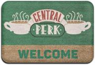 central perk door mat for campers - welcome mat 23.6" x 15.7 logo